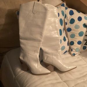 White boots new size eleven !